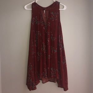 Maroon free people dress
